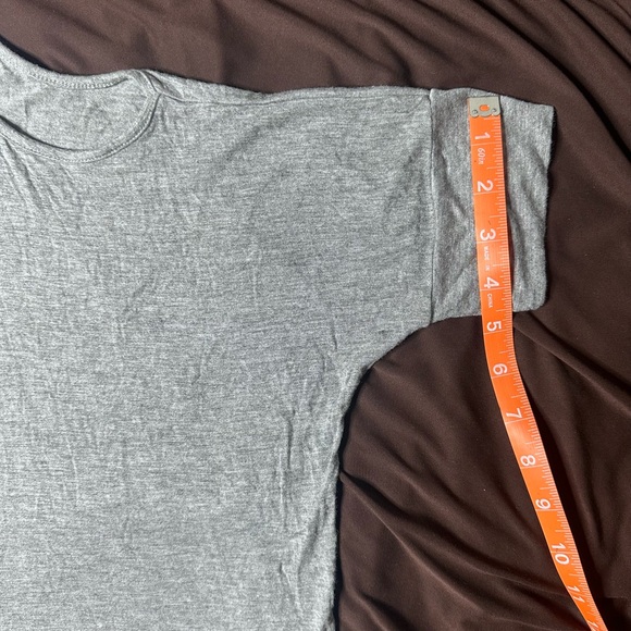 William Rast Gray Sleeveless Women's Cold Shoulder Shirt Dress - Picture 7 of 9